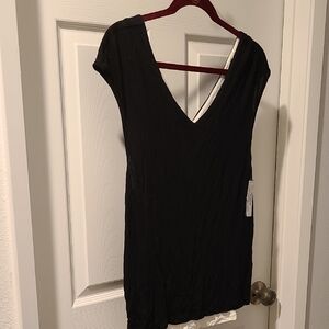 Allen B. Chic Black V-Neck Top